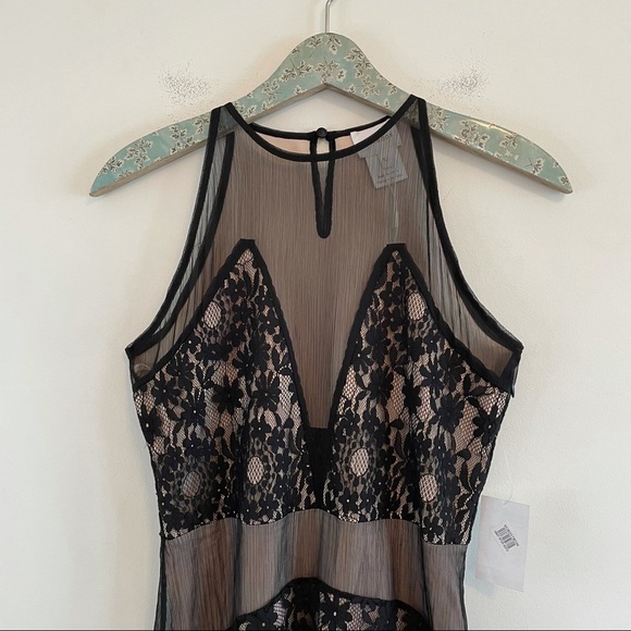 NWT Foxiedox Tristan Lace & Chiffon Maxi Dress - Picture 3 of 8